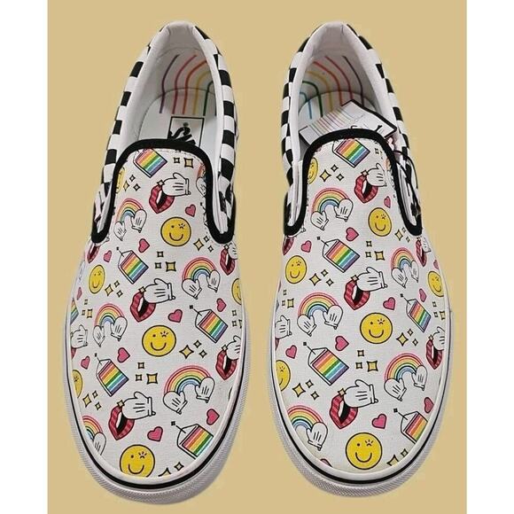 Vans ~Men\'s 11~ Flour Shop Icon Checker Board Classic Slip on Shoes Sneakers NEW main image 10